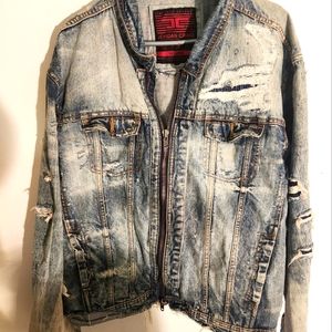 Jordan Craig mens jean jacket size 3X Large